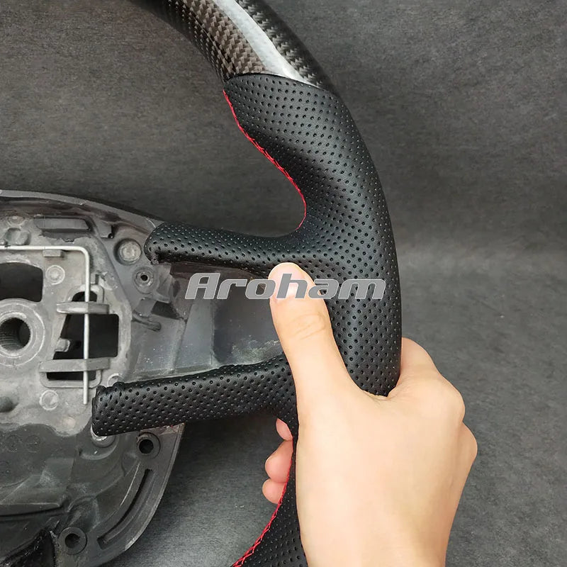 Upgraded Customized Racing Carbon Fiber Steering Wheel For Peugeot 508