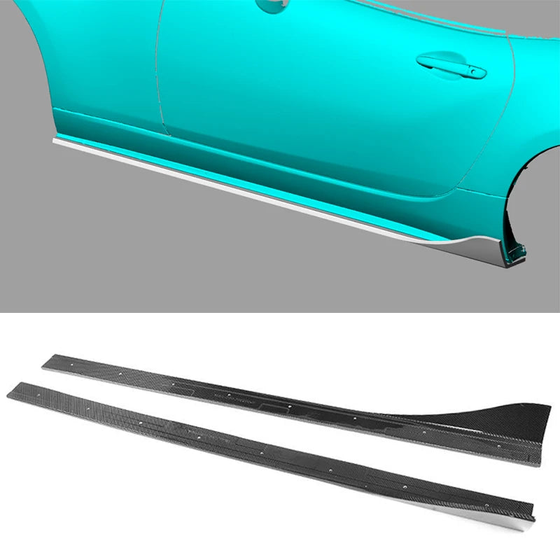 Carbon Fiber Car Side Skirts Bumper Aprons for Mazda MX 5 ND Miata
