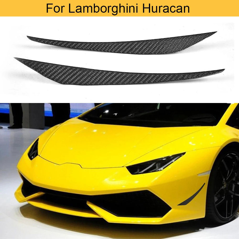 Car Front Bumper Vent Scoop Fins Decoration for Lamborghini Huracan