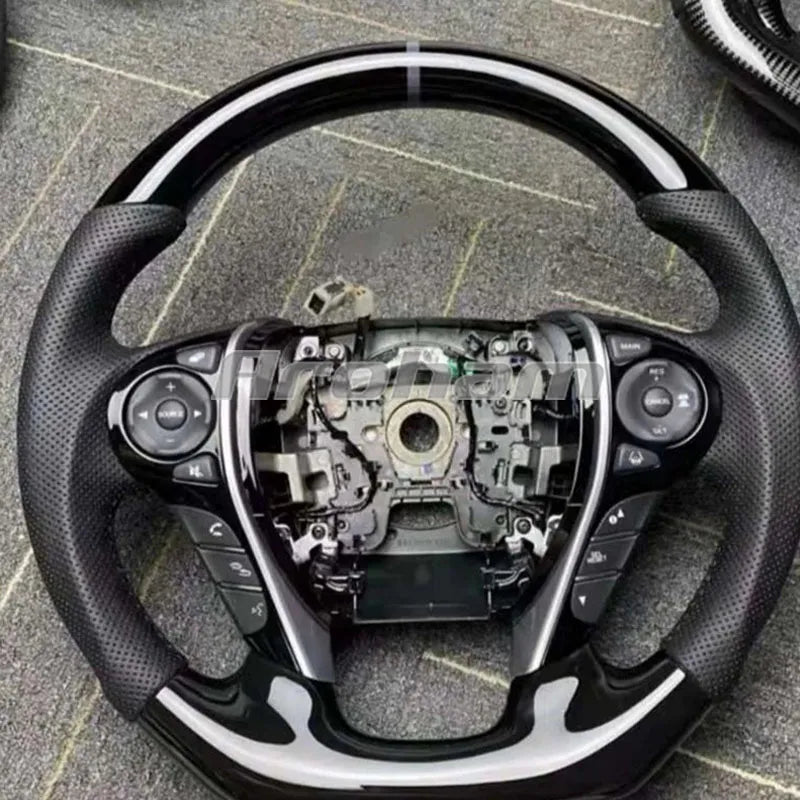 Custom Carbon Fiber Steering Wheel For Honda Accord Coupe 2013 2014