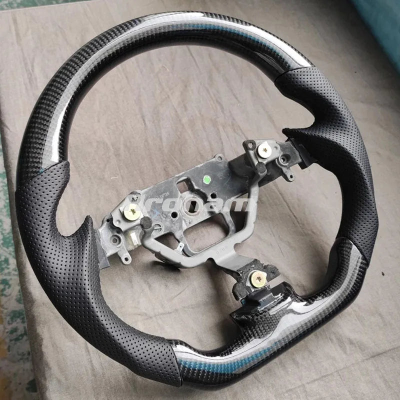 Custom Carbon Fiber Steering Wheel For Mazda 3 Mazda 5 Mazda 6 2003