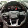 Flat Carbon Fiber Steering Wheel For Audi Q3 Q5 Q5L Q7 A4 Allroad