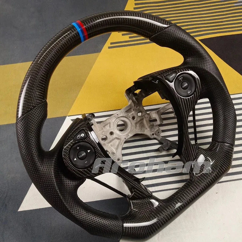 Custom Carbon Fiber Steering Wheel For Honda Accord Coupe 2013 2014