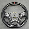 Customized Carbon Fiber Steering Wheel For Hyundai Santa Fe Suede