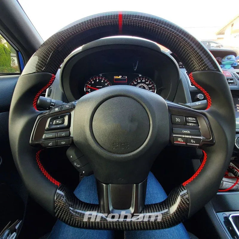 High Quality Custom Carbon Fiber Steering Wheel For Subaru WRX STI