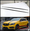 2pcs Real Carbon Fiber Side Extension Body Skirts Kit Lip Cover For