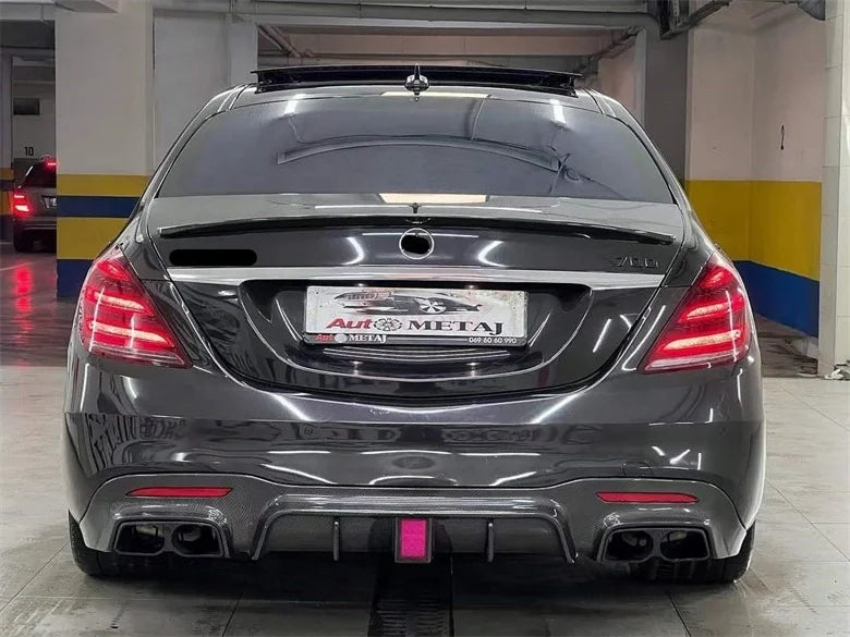 Carbon Fiber Body Kit for S-Class W222 2019 S63 S65 Upgrades B Style