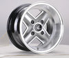 13x7 inch 4x100/114.3 deep dish car alloy wheels with 4 spoke,