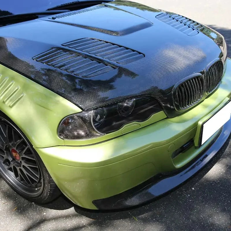 Carbon Fiber Front Engine Hood Bonnet Cover fit For BMW 3 Series E46