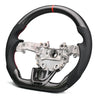 Real Carbon Fiber Steering Wheel With Leather Custom Replacement For
