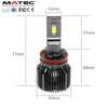 Matec M1 Auto Lighting Systems 150w 15000lm H7 Bulbs Headlights Lamp