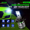 FATEEYE F4 13000lumen 60W H4 White Auto Headlamp Led Hi/lo Beam H11