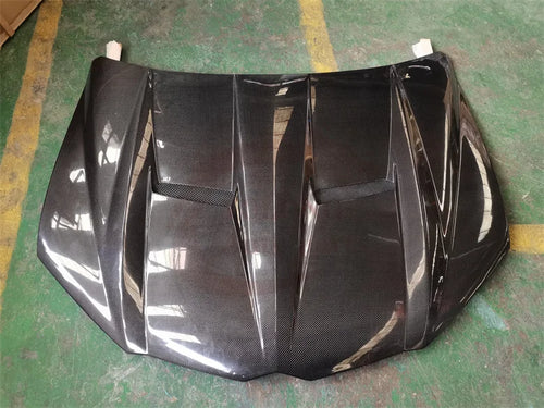 TOP style carbon fiber front bumper lip side skirt diffuser hood rear