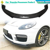Carbon Fiber Car Front Bumper Lip Splitters For Porsche Panamera Turbo
