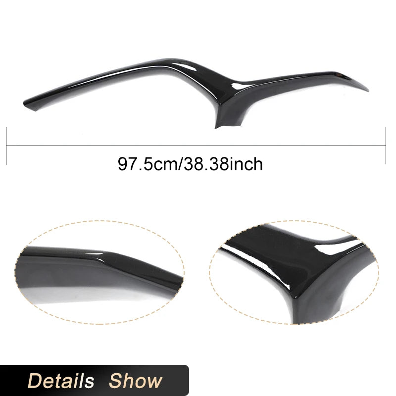 ABS Gloss Black Car Front Lower Grille Trims Cover for Mazda CX30