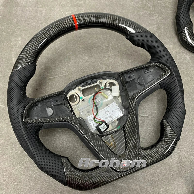 Aroham Customized High Quality Carbon Fiber Steering Wheel With