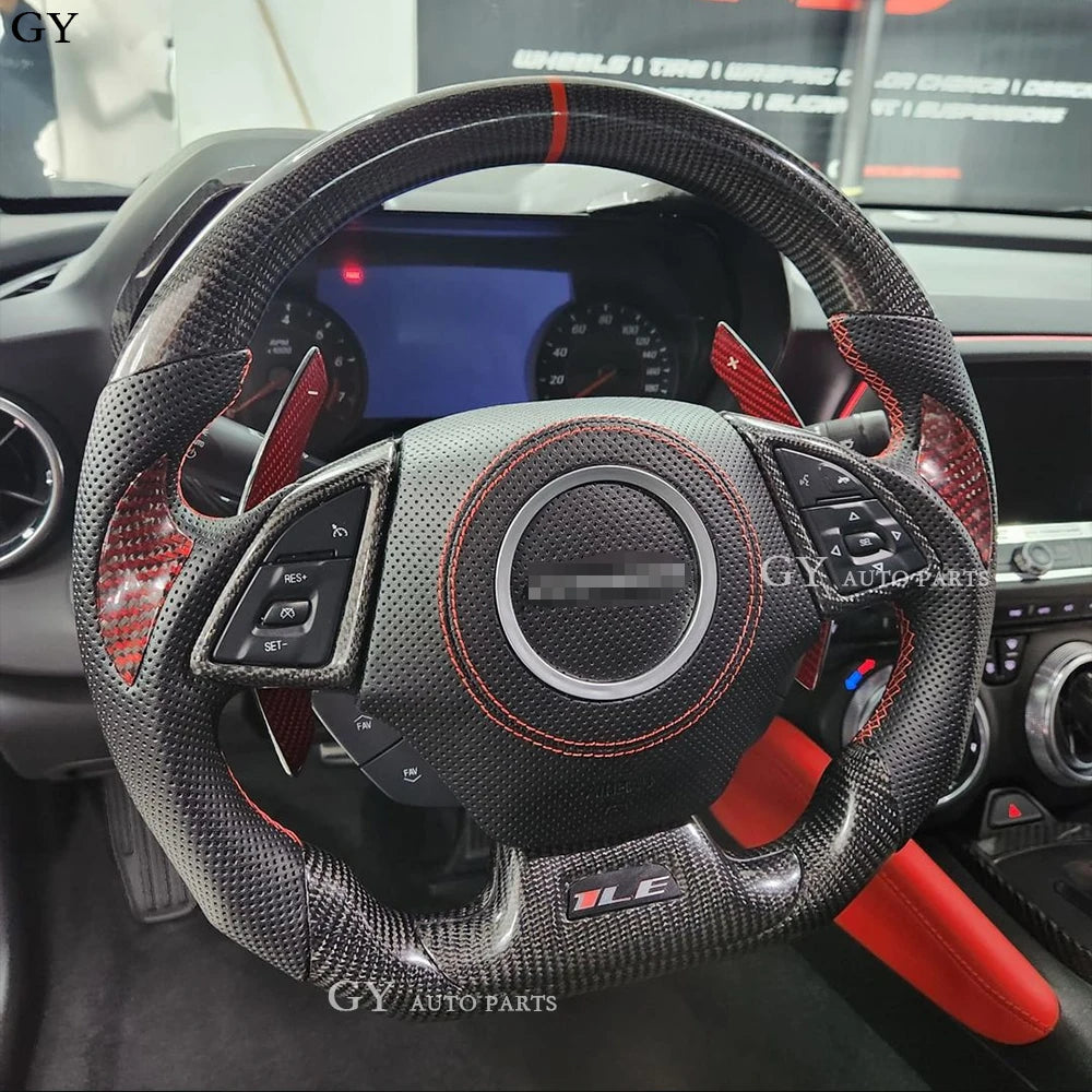 Fit For Chevrolet Corvette Camaro RPM  SS ZL1 C6 C7 LED Steering Wheel