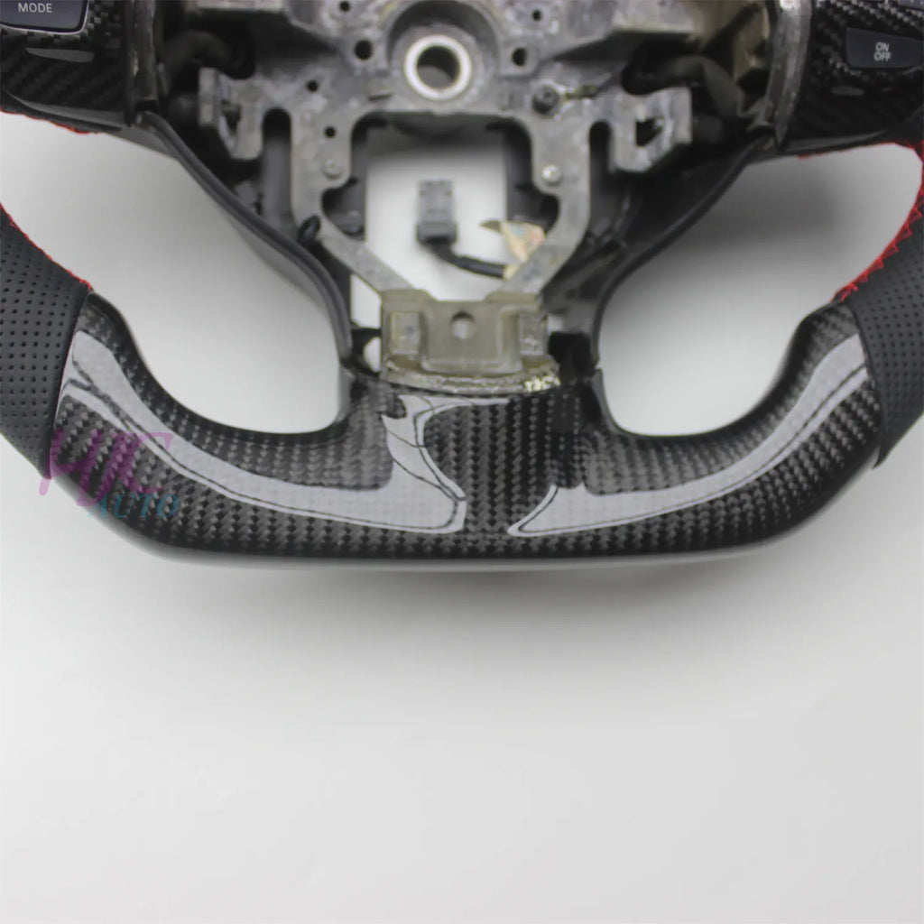 For Mitsubishi Lancer Evolution EVO EX  X 10 Leather Real Carbon Fiber