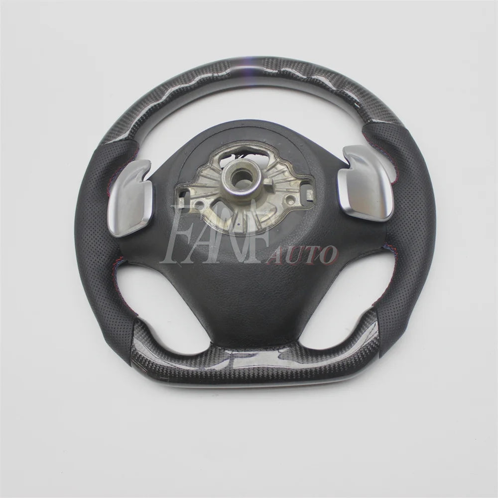 Replacement Real Carbon Fiber Steering Wheel with Leather for BMW F20