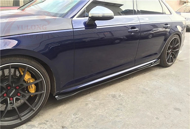 High quality hot pressed dry carbon fiber front lip side skirt rear