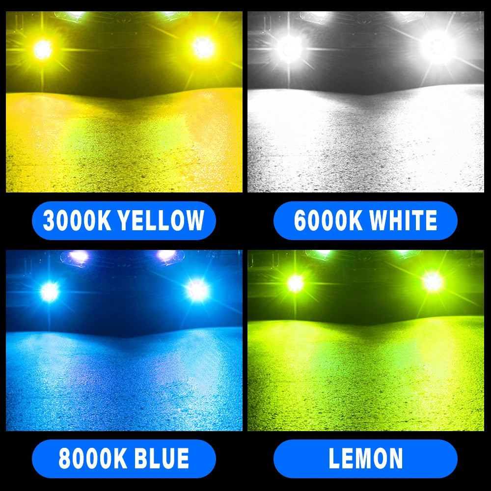 Auto Lighting Systems 8000 Lumen Fog Lens Spot Light H7 H11 9005 9006