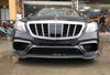 Carbon Fiber Body Kit for S-Class W222 2019 S63 S65 Upgrades B Style
