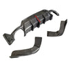 For BMW 3 Series G20 G28 LCI Carbon fiber Rear Bumper Diffuser Rear