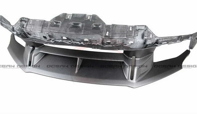 OEM Style Dry Carbon Fiber replacement front bumper lip for