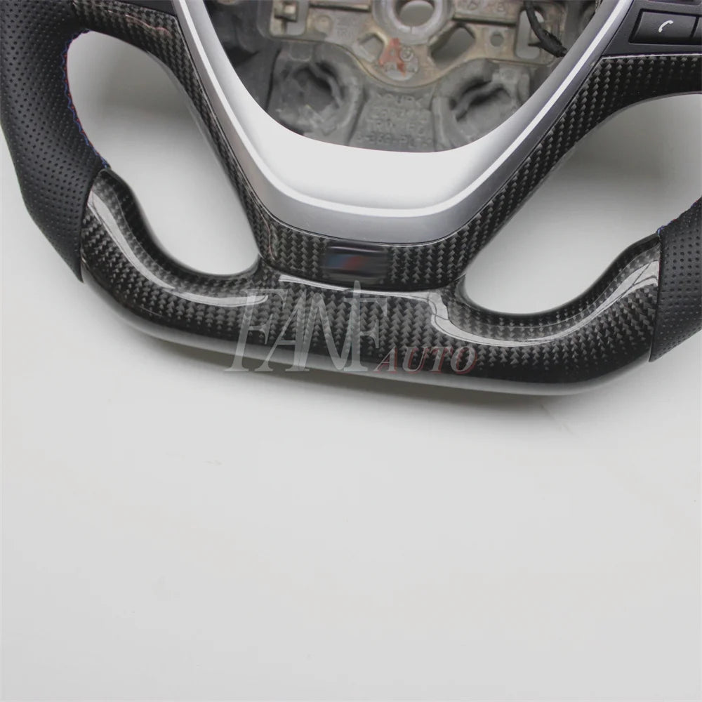 Replacement Real Carbon Fiber Steering Wheel with Leather for BMW F20