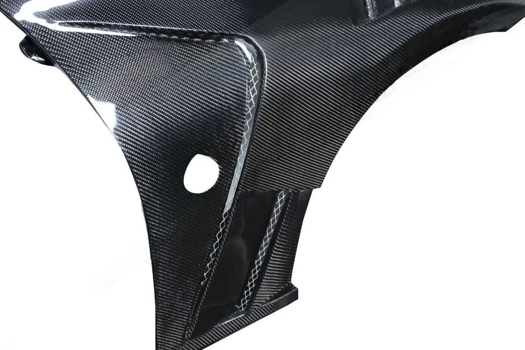 370Z Carbon Fiber Body Kit Fibre Side Bumper Front Fender Vents For