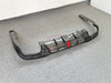 B Style carbon fiber rear diffuser exhaust pipe body kit for S-Class