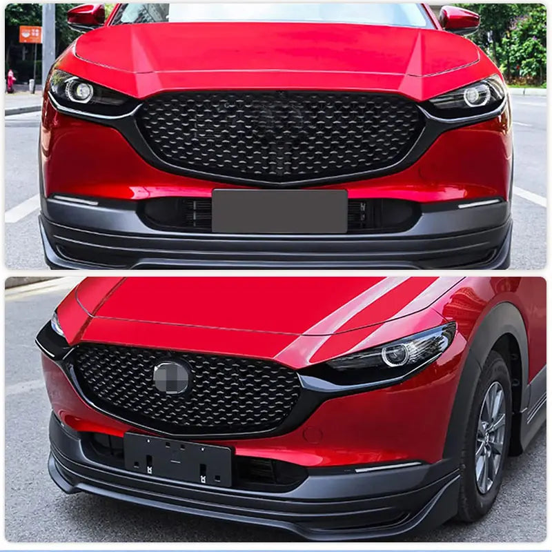 ABS Gloss Black Car Front Lower Grille Trims Cover for Mazda CX30