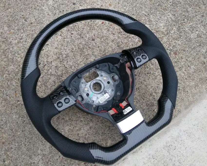 Real carbon fiber steering wheel with MFS button for Golf 5 Mk5