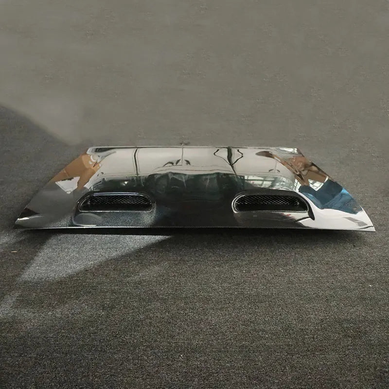 Car Modified Accessories Carbon Fiber Engine Hood Front Bumper for