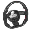 Carbon Fiber Steering Wheel Suede Fit for Audi B8.5 RS3 RS4 RS5 RS6 S7