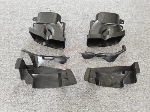 B Style carbon fiber rear diffuser exhaust pipe body kit for S-Class