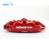 KOKO Racing Car Brake Kit Car Red Color 4 Pot Brake Caliper Drilled