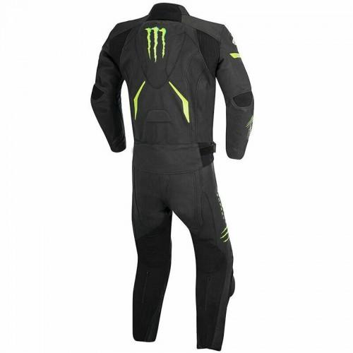 Alpinestar Monster Energy Warg Motorcycle 2 piece Leather Racing Suit